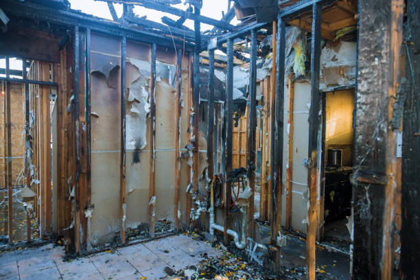 Professional Fire Damage Assessment technician working in Abingdon, MD